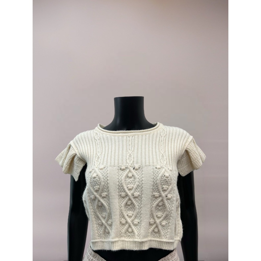 SHEIN Cream Women's Sweater top size S‎
